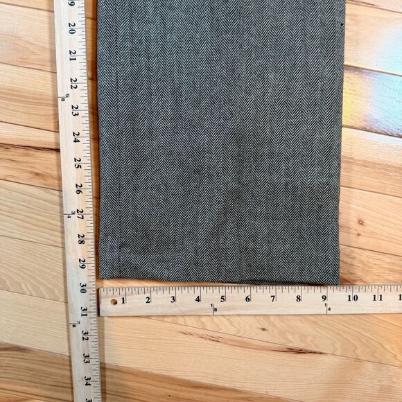 VTG Chaps Ralph Lauren Suit Womens Tweed Herringbone 100% Wool 12 Blazer 10 Pant - Picture 7 of 9